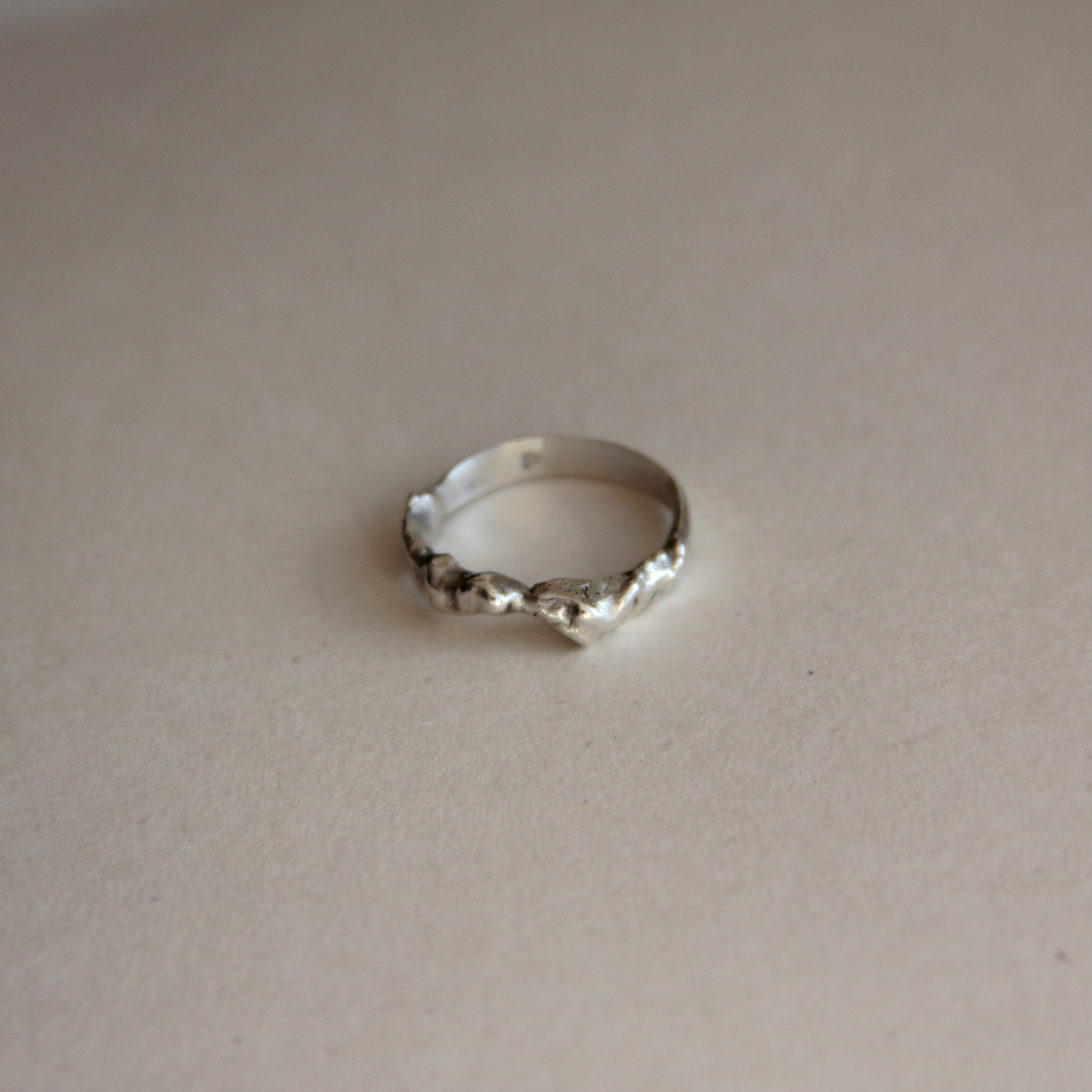 molten silver ring size xxxxx