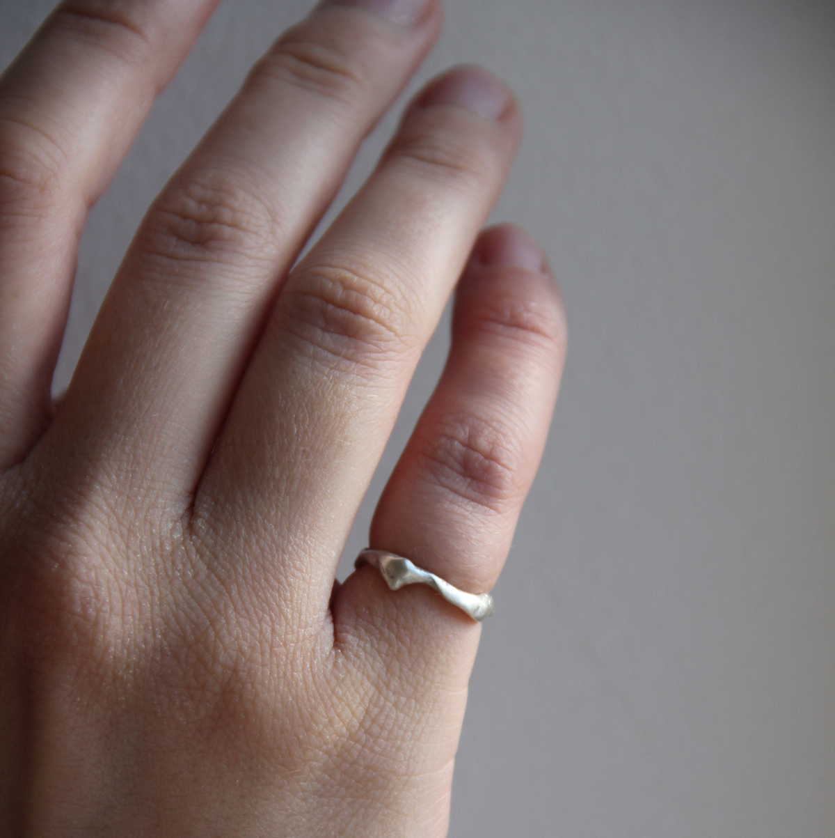 molten silver ring size xxxx