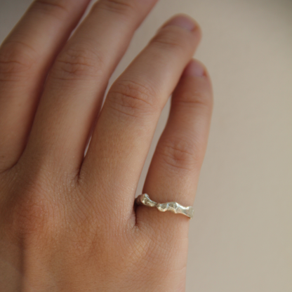 molten silver ring size xxxxx