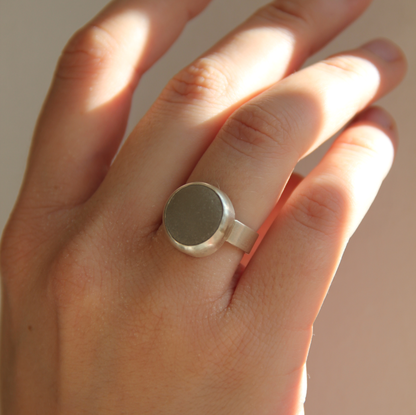 ring med havsglas
