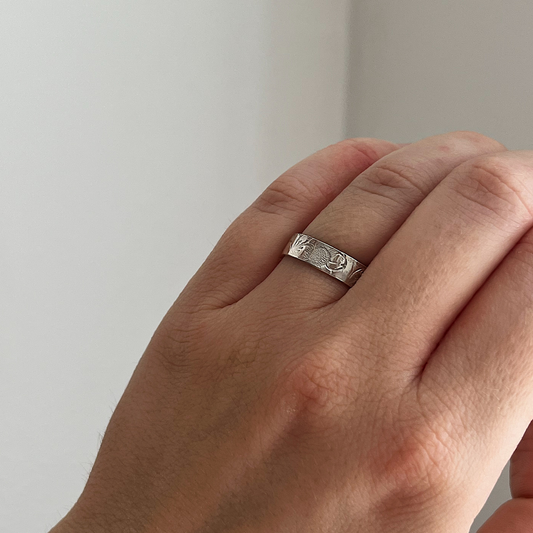 mönstrad ring 5mm